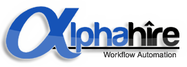 Alpha Hire logo