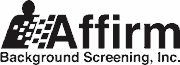 Affirm Background Screening logo
