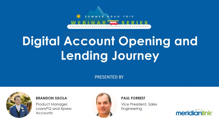 Digital Account Opening & Lending Journey [Webinar Recording]