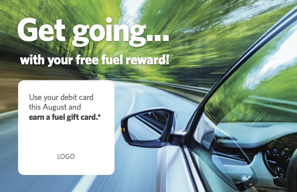Get going with your free fuel reward.