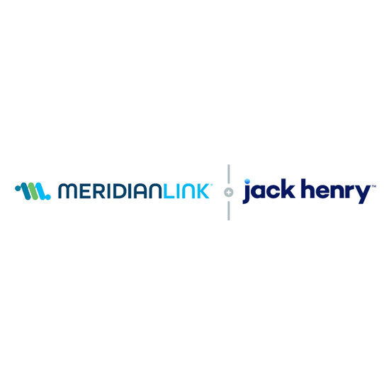 MeridianLink and Jack Henry Logos in a circle